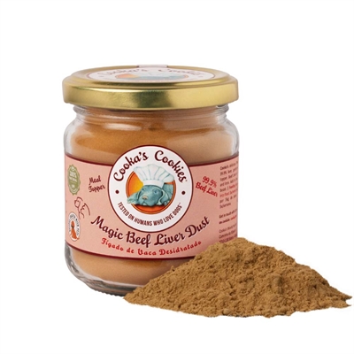 Cookas Cookies Topping & Tilskud Til Hundens Foder Magic Beef Liver Dust